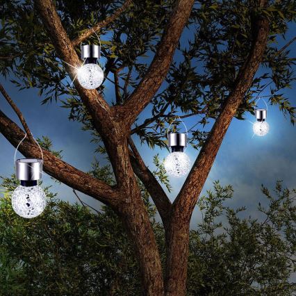 Globo 33056 - Aurinkovalaisin LED/0,06W/3,2V IP44 400 mAh