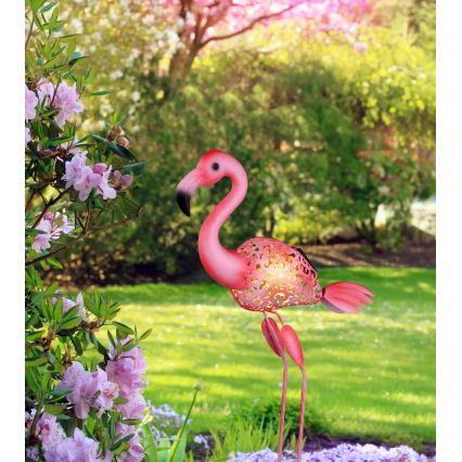 Globo - LED-aurinkokennovalo LED/3V IP44 300 mAh flamingo