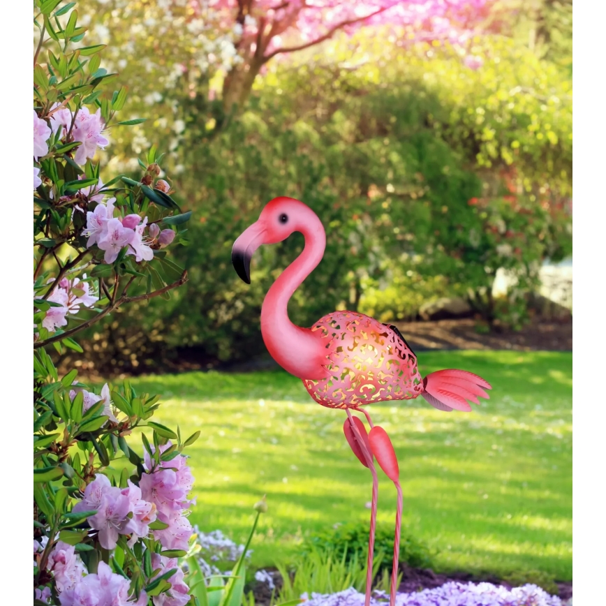Globo - LED-aurinkokennovalo LED/3V IP44 300 mAh flamingo