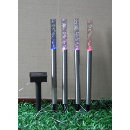 Globo - SARJA 4x LED Aurinkovalaisin 4xLED/0,07W IP44 600 mAh