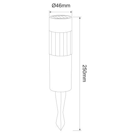 Globo - SARJA 4x LED aurinkokäyttöinen lamppu LED/0,06W/3,2V IP44 100 mAh