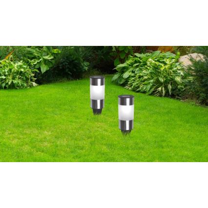 Globo - SARJA 3x LED aurinkokäyttöinen lamppu LED/0,06W/3,2V IP44 200 mAh