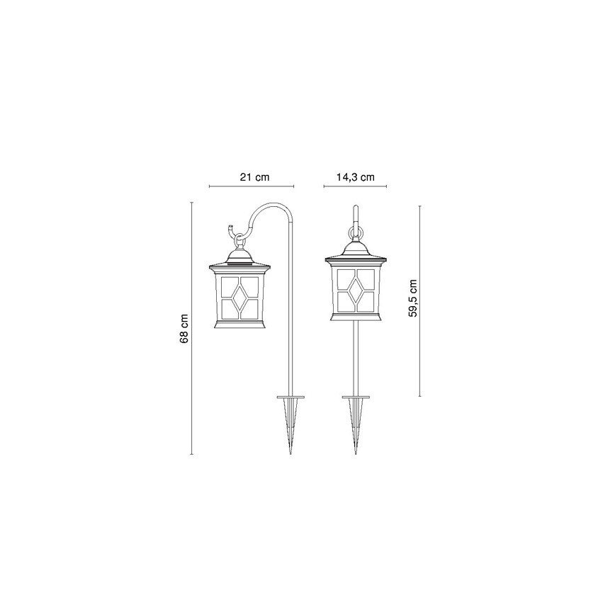 Globo - LED Aurinkovalaisin LED/0,05W/3,2V IP44 300 mAh