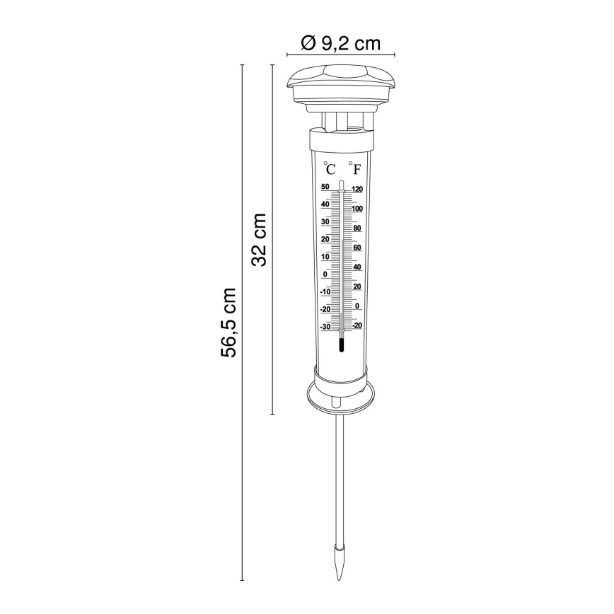 Globo - LED Aurinkovalaisin LED/0,06W IP44 600 mAh