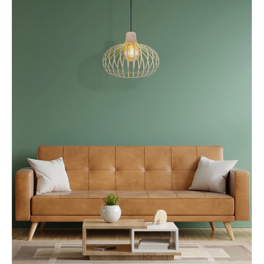 Globo - Riippuvalaisin vaijerilla 1xE27/40W/230V beige