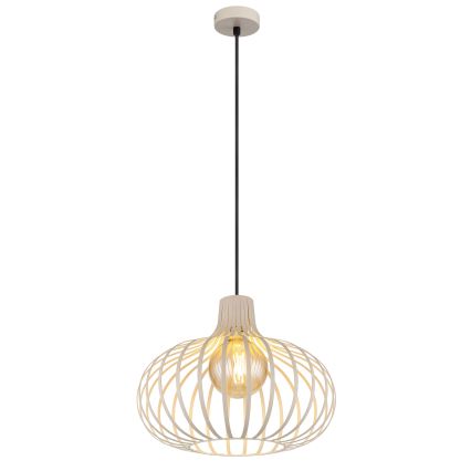 Globo - Riippuvalaisin vaijerilla 1xE27/40W/230V beige