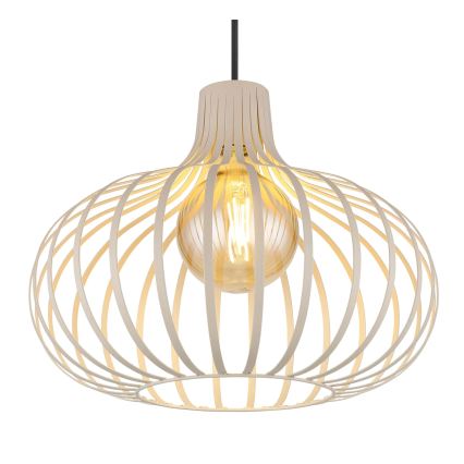 Globo - Riippuvalaisin vaijerilla 1xE27/40W/230V beige