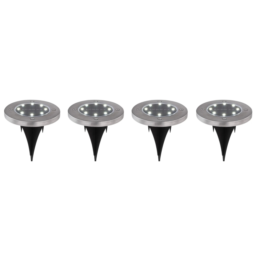 Globo - SARJA 4x LED aurinkovalaisin LED/0,1W/3V IP44 300 mAh