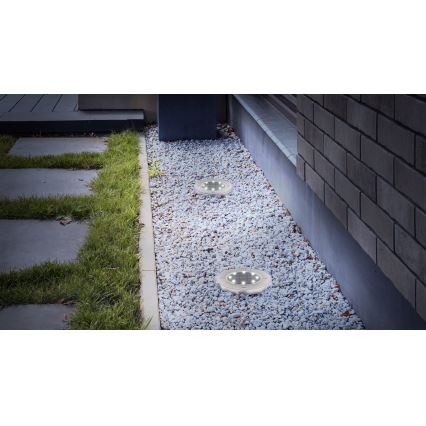 Globo - SETTI 2x LED-aurinkovalaistus LED/0,8W/3V IP44 300 mAh