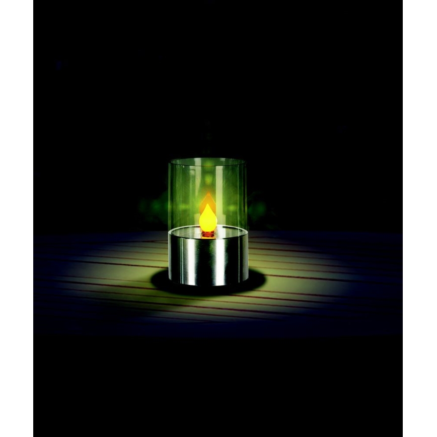 Globo - LED-aurinkovalaisin LED/0,06W/1,2V 1800K IP44 100 mAh