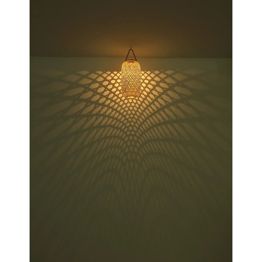 Globo - LED aurinkokäyttöinen valaisin LED/0,06W/3V bambu IP44 600 mAh