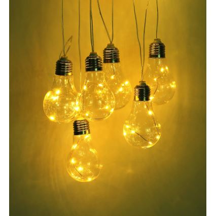 Globo - LED aurinkoketju 10xLED/0,06W/3,2V 380 cm IP44 600 mAh