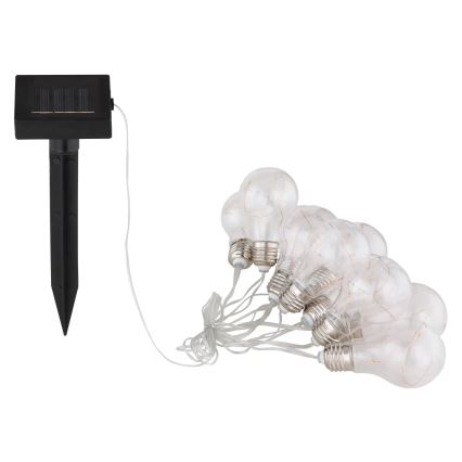 Globo - LED aurinkoketju 10xLED/0,06W/3,2V 380 cm IP44 600 mAh