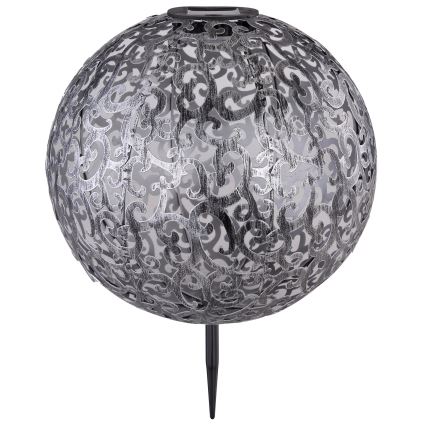 Globo - LED-aurinkovalaistus LED/0,06W/1,2V hopea IP44 285x400 mm