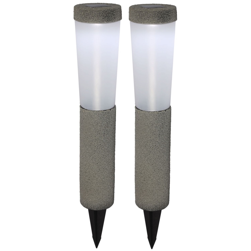 Globo - SETTI 2x LED-aurinkovalaistus LED/0,1W/3V 6000K IP44 400 mAh