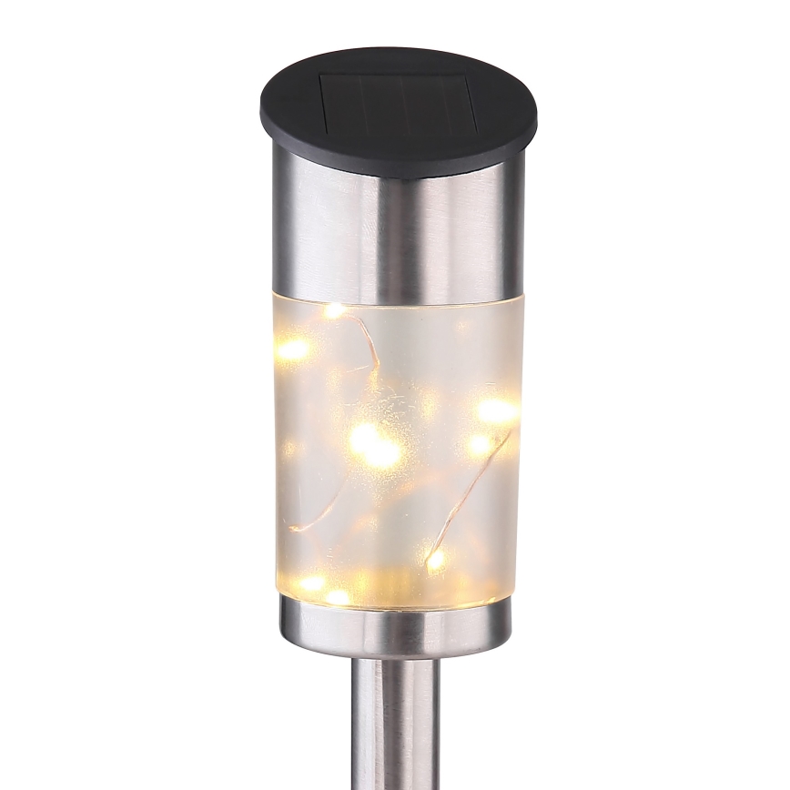 Globo - SETTI 2x Aurinkokennolamppu 10xLED/0,06W/1,2V IP44