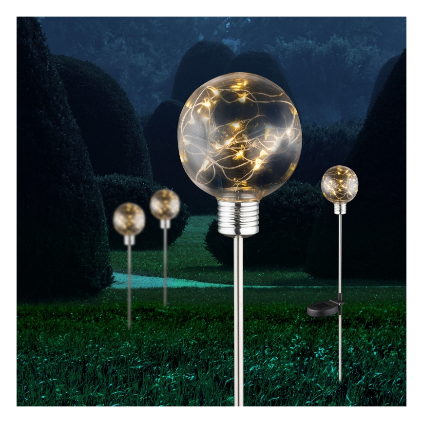 Globo - LED aurinkovalaisin LED/3,2V IP44 600 mAh