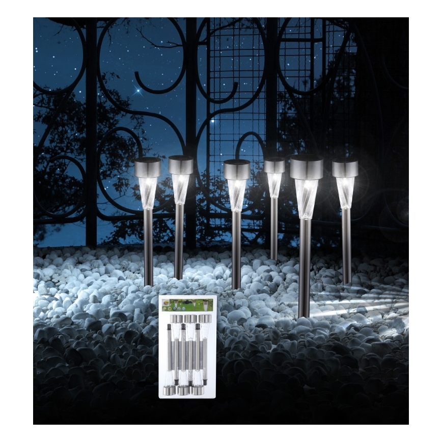 Globo - SETTI 6x LED-aurinkolamppu LED/1,2V IP44