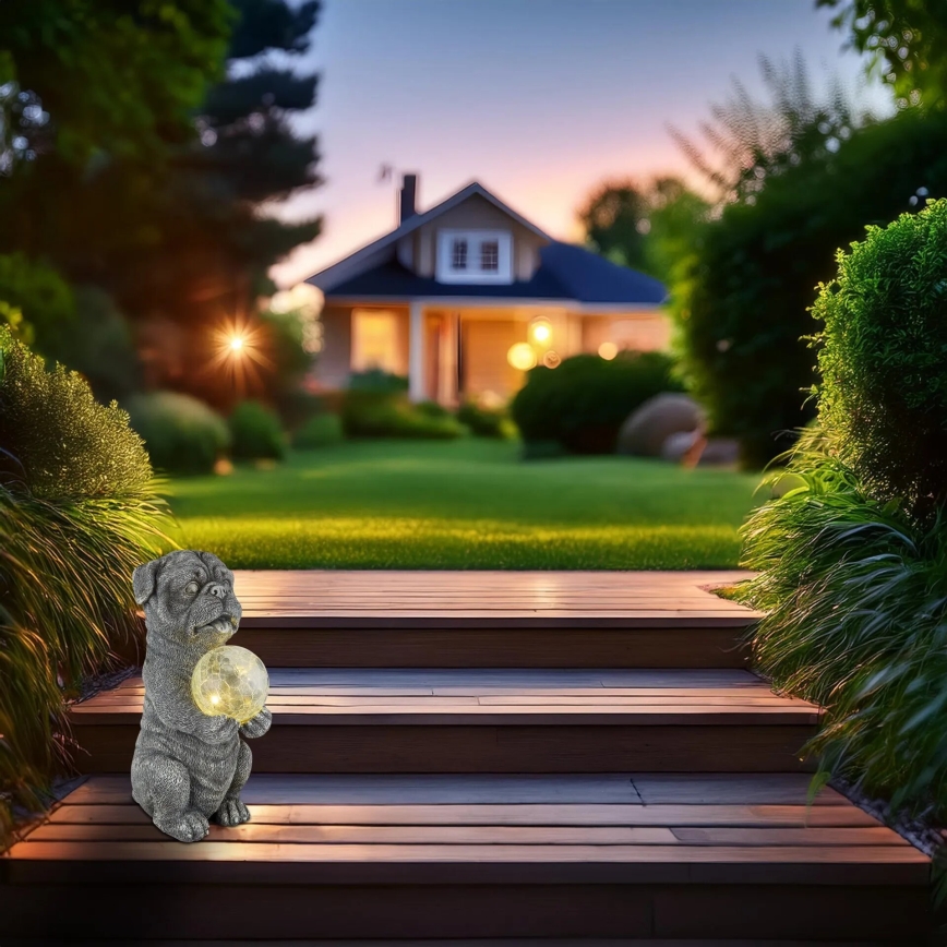 Globo - LED aurinkokennovalaisin LED/0,02W/3V IP44 300 mAh koira