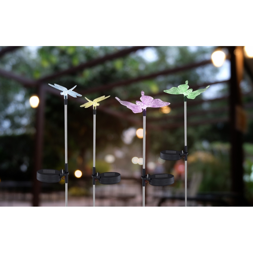 Globo - SETTI 4x LED-aurinkovalaistus LED/0,06W/3V IP44