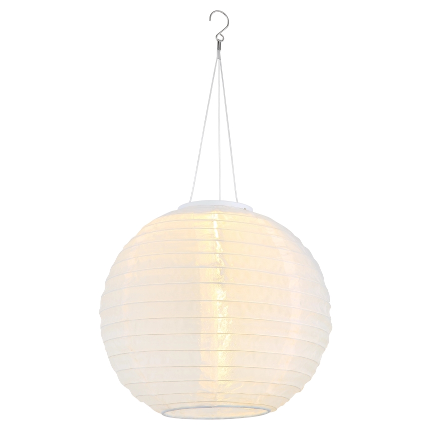 Globo - LED-riippuvalaisin aurinkokennolla LED/0,5W/3V IP44 valkoinen 300 mAh