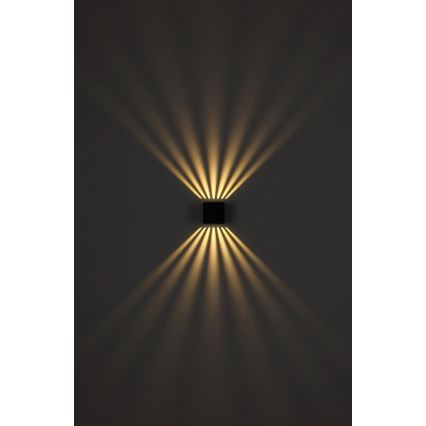 Globo - LED-ulkoseinävalaisin LED/6W/230V IP54 antrasiitti