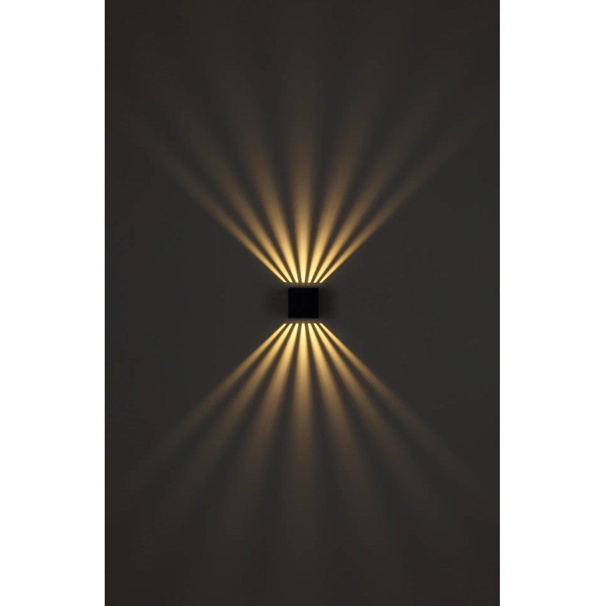 Globo - LED-ulkoseinävalaisin LED/6W/230V IP54 antrasiitti