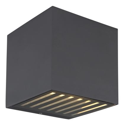 Globo - LED-ulkoseinävalaisin LED/6W/230V IP54 antrasiitti