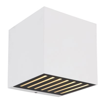 Globo - LED-ulkovalaisin seinälle, 6 W, 230 V, IP54, valkoinen