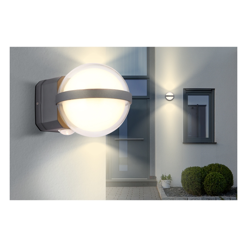 Globo - LED-ulkoseinävalaisin LED/12W/230V IP54 musta