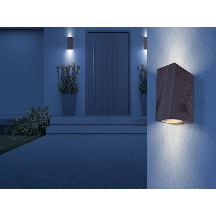 Globo - Ulkoseinävalaisin 2xGU10/35W/230V IP44