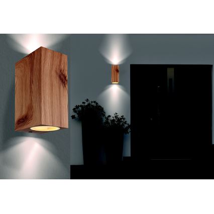 Globo - Ulkoseinävalaisin 2xGU10/35W/230V IP44