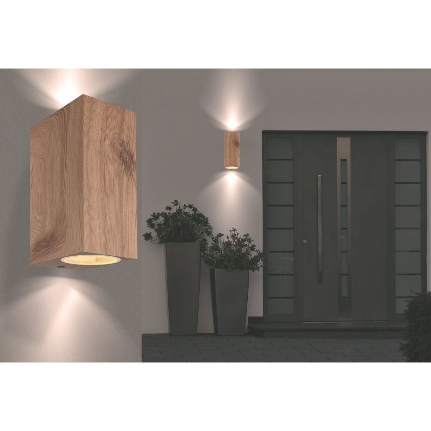 Globo - Ulkoseinävalaisin 2xGU10/35W/230V IP44