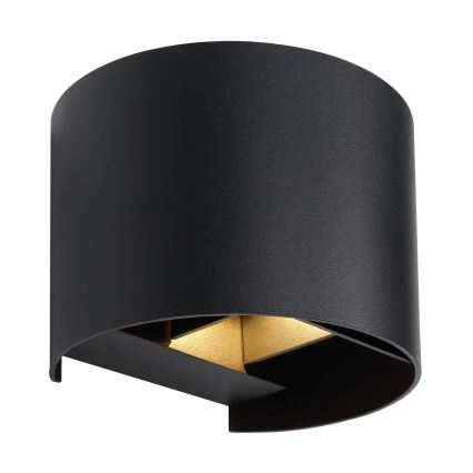 Globo - LED-ulkoseinävalaisin 2xLED/3W/230V IP44 musta