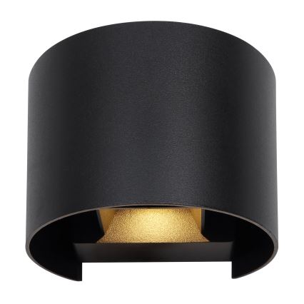 Globo - LED-ulkoseinävalaisin 2xLED/3W/230V IP44 musta