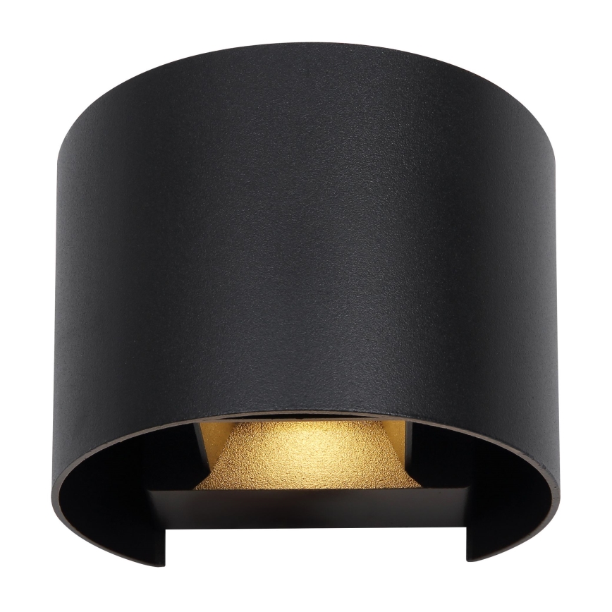 Globo - LED-ulkoseinävalaisin 2xLED/3W/230V IP44 musta