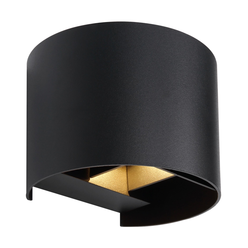 Globo - LED-ulkovalaisin 2xLED/3W/230V IP54 musta