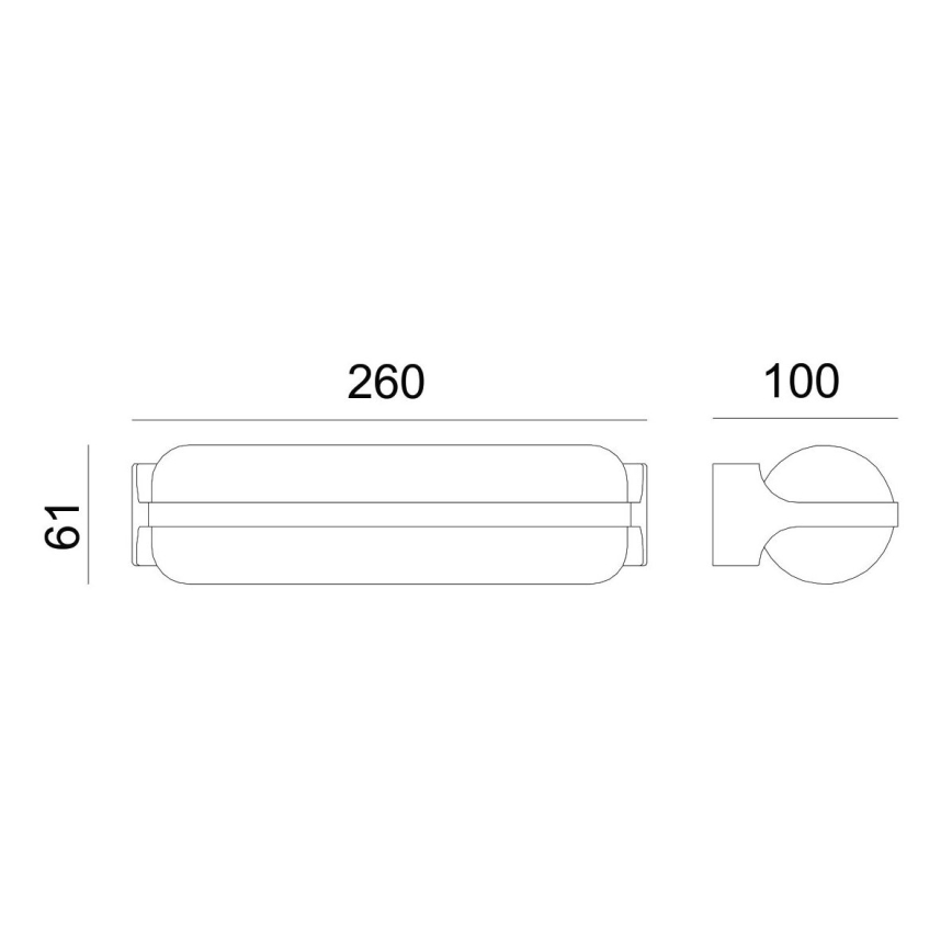 Globo - LED-ulkoseinävalaisin LED/20W/230V IP54