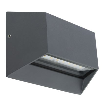 Globo - LED-ulkoseinävalaisin LED/7W/230V IP54 antrasiitti