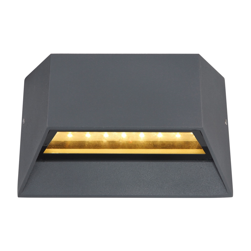 Globo - LED-ulkoseinävalaisin LED/7W/230V IP54 antrasiitti