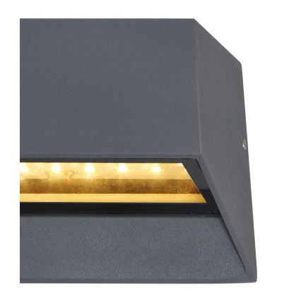 Globo - LED-ulkoseinävalaisin LED/7W/230V IP54 antrasiitti