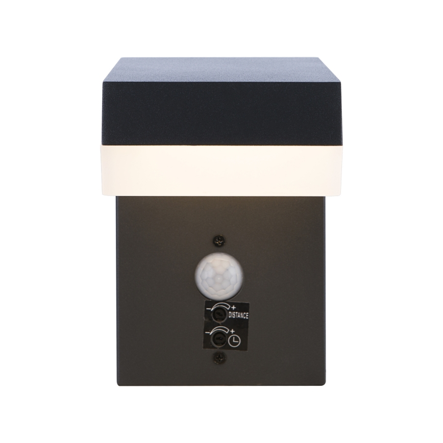 Globo - LED-ulkovalaisin seinälle, liiketunnistimella LED/9,5W/230V IP44
