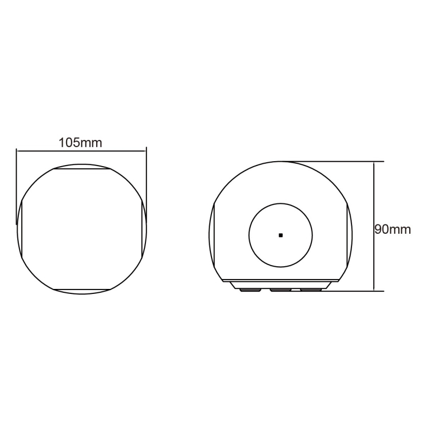 Globo - LED-ulkoseinävalaisin LED/4,5W/230V IP54