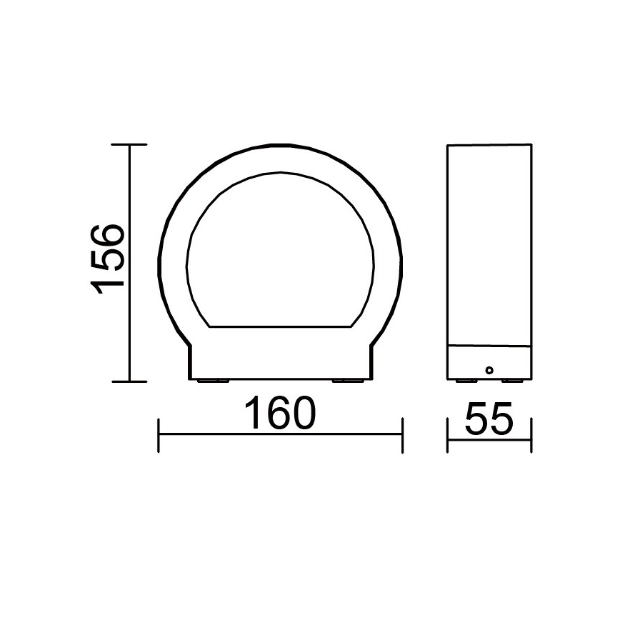 Globo - LED Ulkoseinävalaisin LED/6W/230V IP54