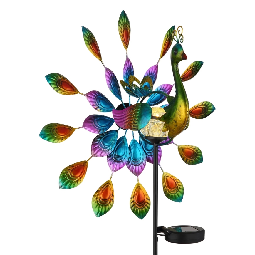 Globo - LED aurinkokoriste LED/0,06W/3V IP44 300 mAh riikinkukko