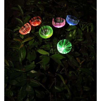 Globo - LED RGB aurinkovalaisin 6xLED/1,2V IP44 300 mAh