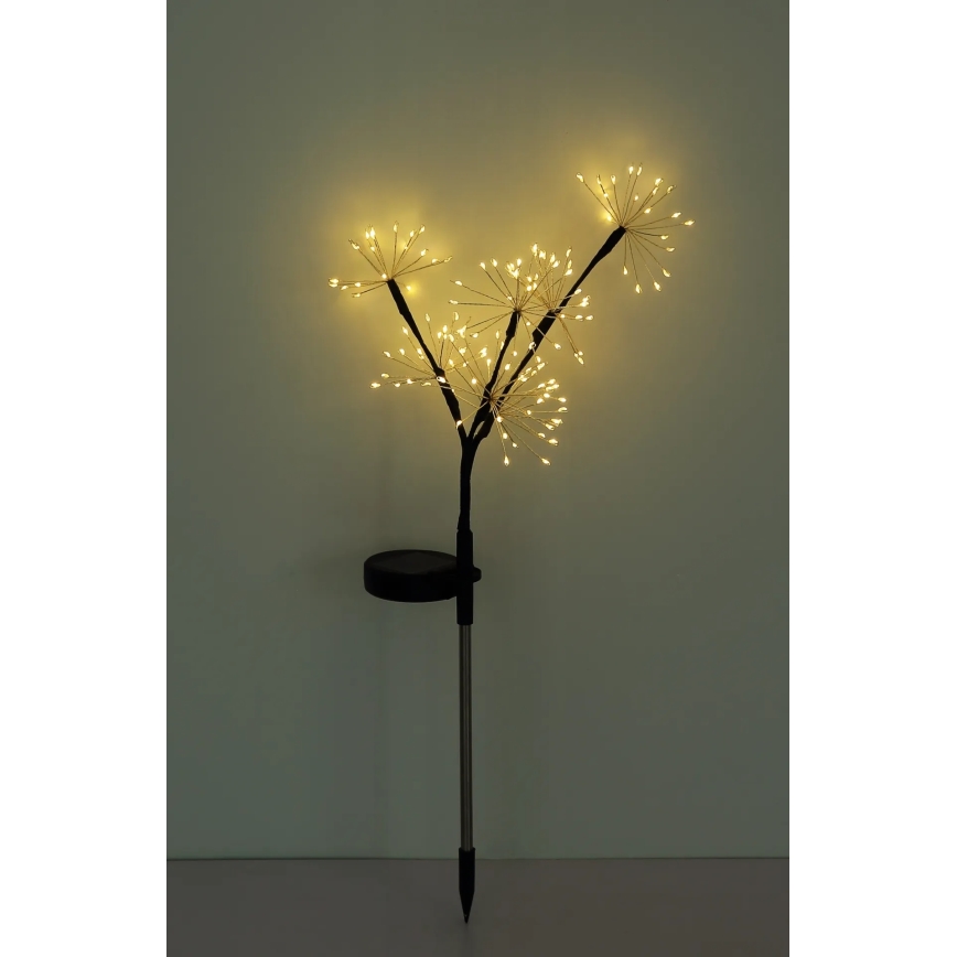 Globo - LED-aurinkovalaisin 3xLED/3V IP44 600 mAh ilotulitus-efekti