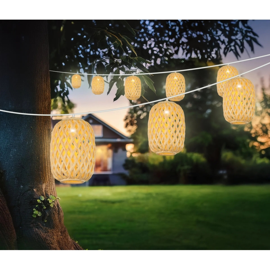 Globo - LED aurinkoketju LED/0,06W/3V 650 cm IP44 400 mAh