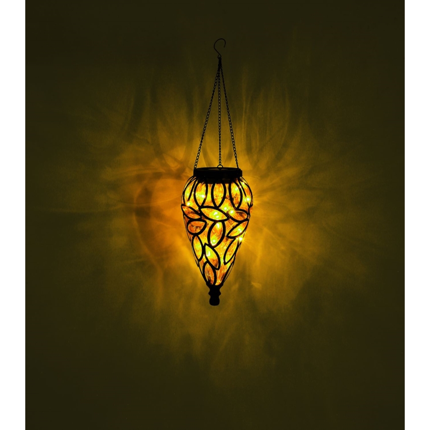 Globo - LED-aurinkovalaistus LED/0,9W/3,2V IP44 200 mAh läpinäkyvä