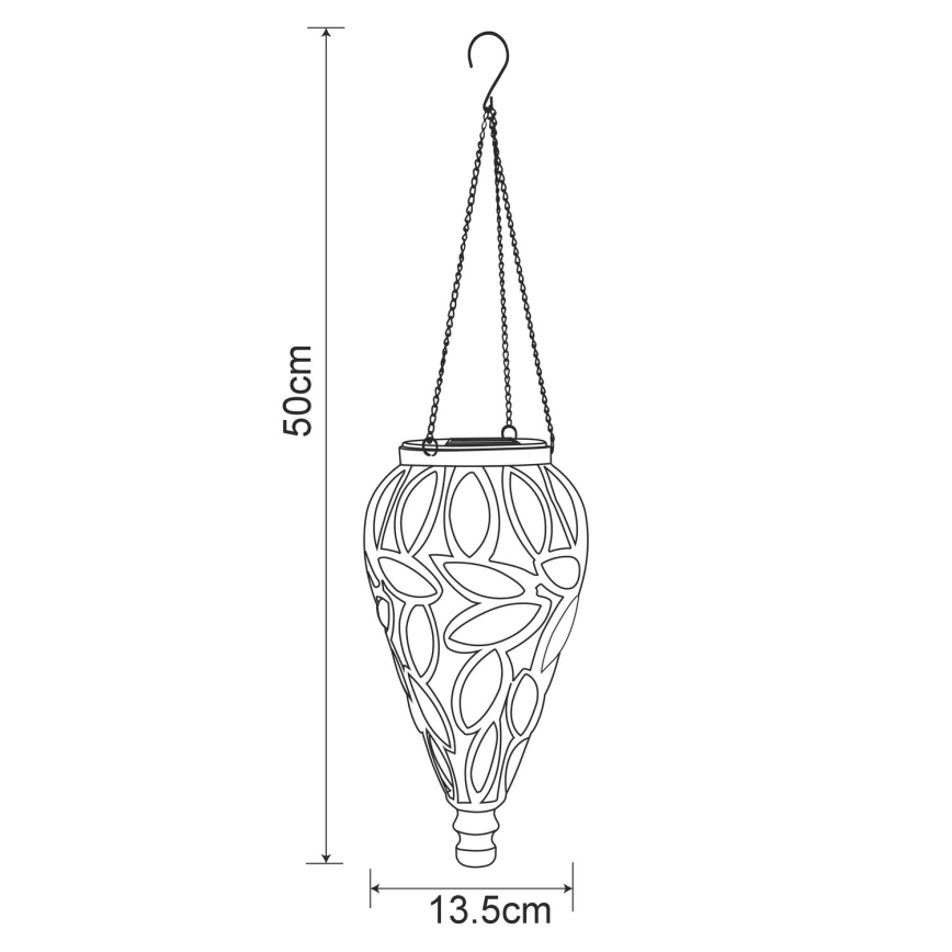 Globo - LED-aurinkovalaistus LED/0,9W/3,2V IP44 200 mAh läpinäkyvä